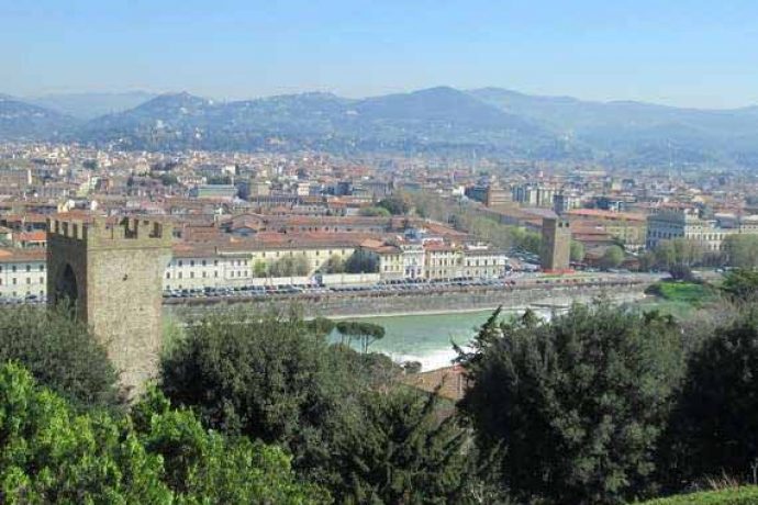 Picturesque Florence from above