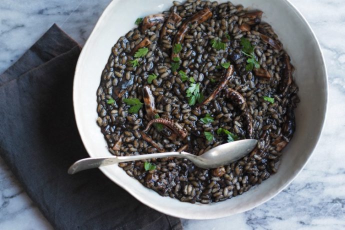Squid Ink Risotto Cuttlefish venice food