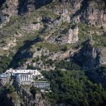 Hidden house on the cliffs of the Amalfi Coast