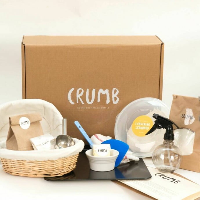 Breadmaking kit including all the ingredients required