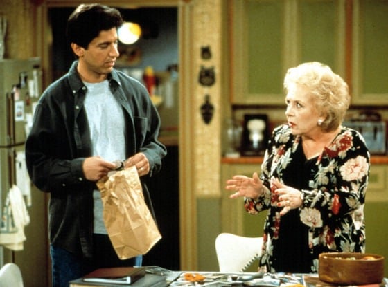 Scene of comedy series Everybody Loves Raymond with Raymond and Doris
