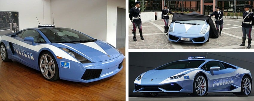Lamborghini Italian Police Car
