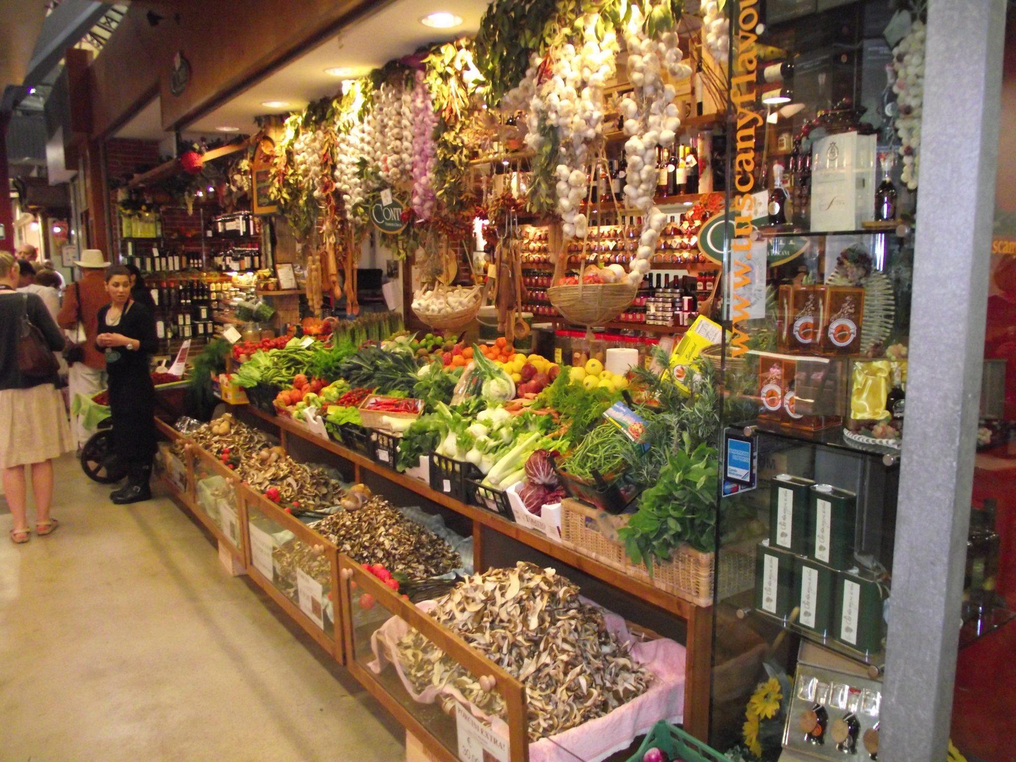 Food market in Italy