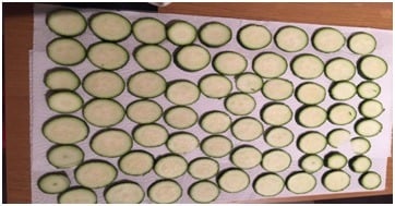 Marinated Courgettes