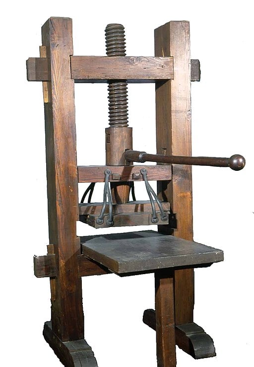 Riproduzione di torchio