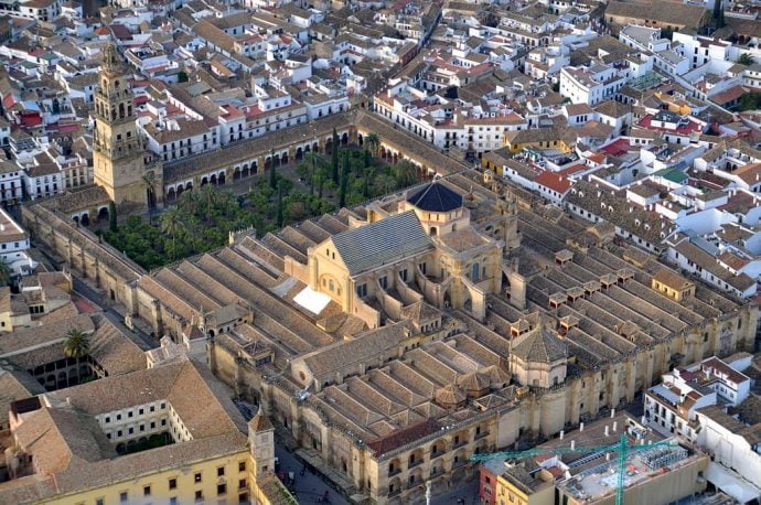 Mezquita de Córdoba desde el aire