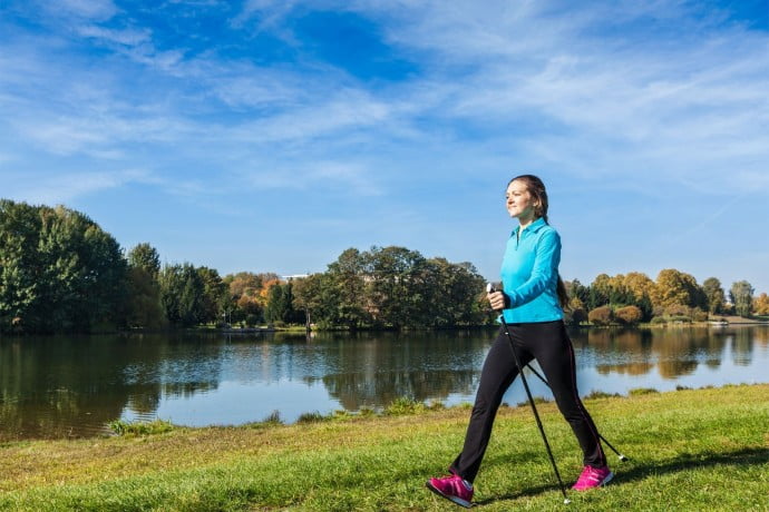 Nordic walking Loch Lomond